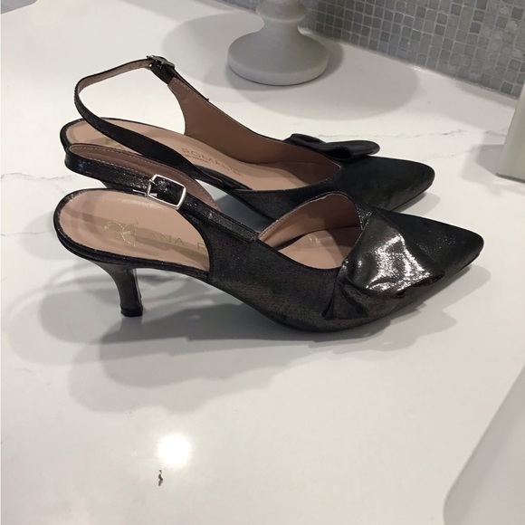Ana Roman sling back heels. - Picture 2 of 5